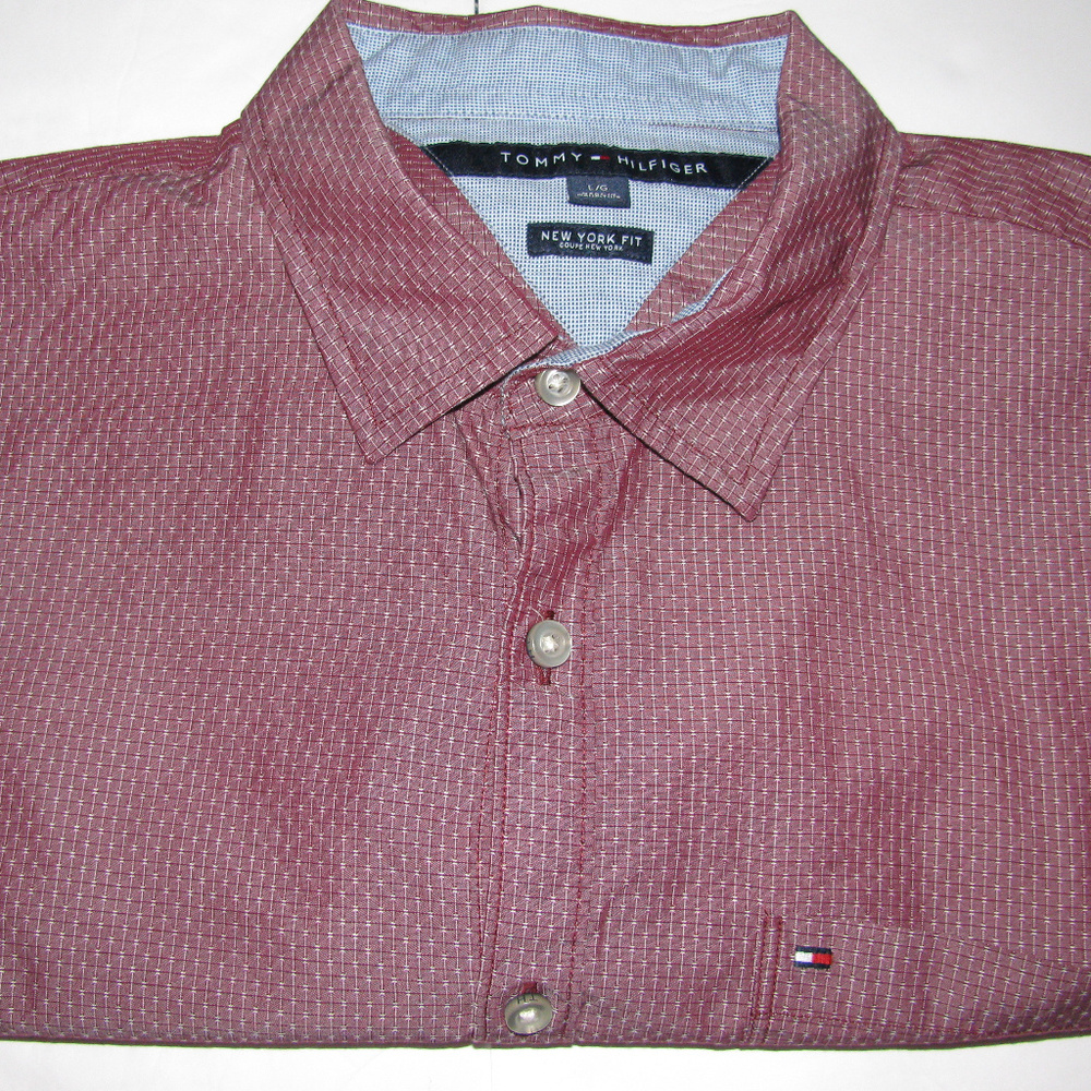 Tommy Hilfiger New York Fit Grunge L Dress Shirt